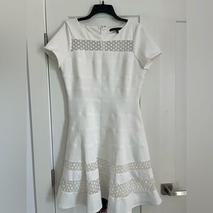 2-Pack: White House Black Market Cream Lace Mini Dress & Top